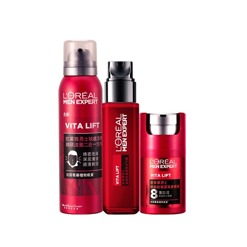 欧莱雅 轻盈啫喱泡沫 套装