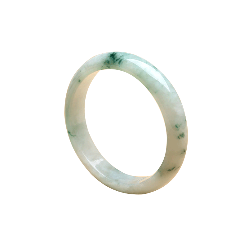 印象眸 翡翠飘花玉手镯