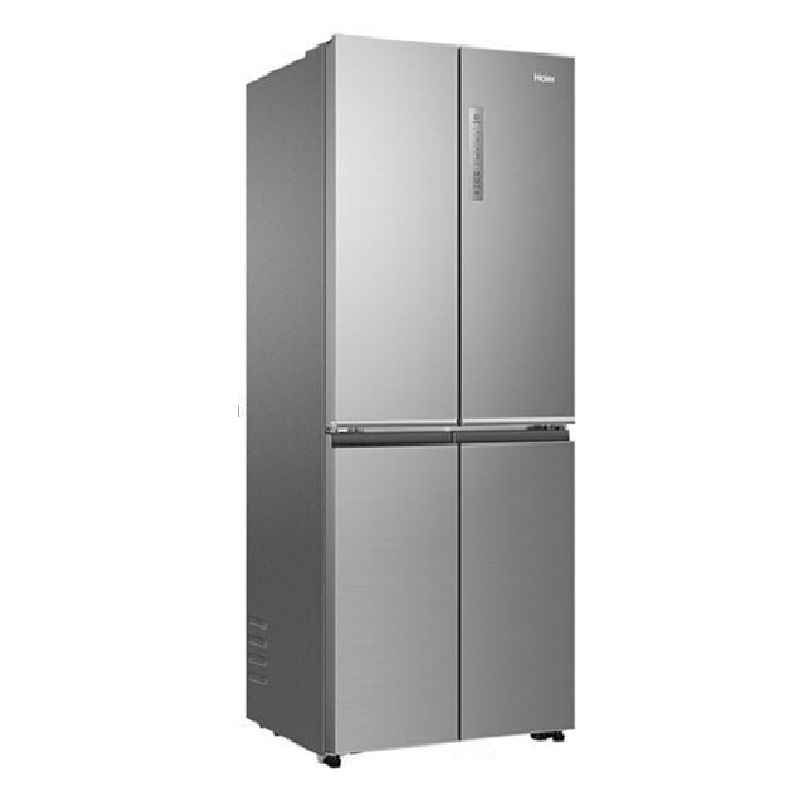 海尔 拉丝面板十字对开门冰箱