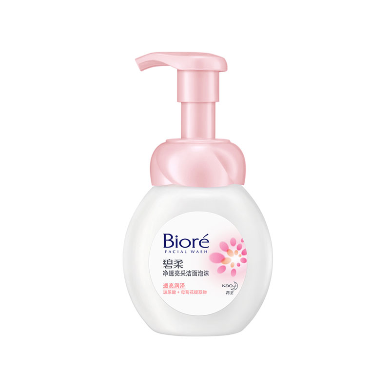 碧柔 净透高采泡沫洗面奶