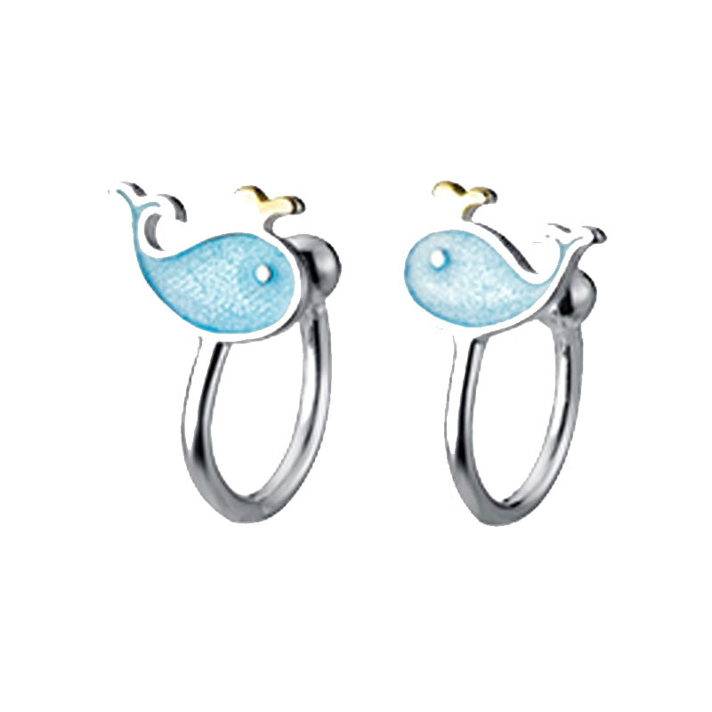 缔晶 925银无耳洞 耳饰