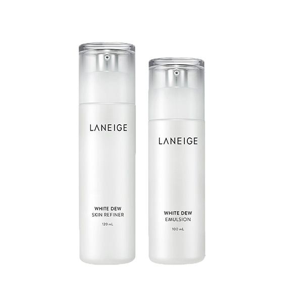 兰芝 臻白晶透水乳套装