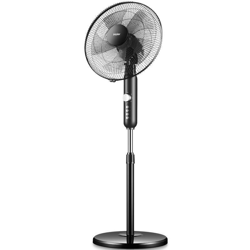 海尔黑色机械耐用落地扇