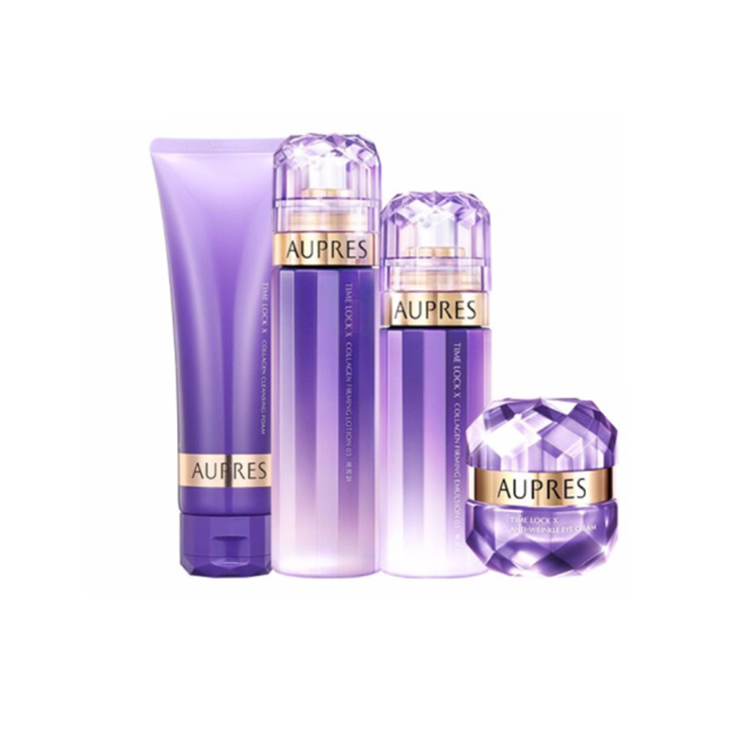 欧珀莱 时光锁胶原紧致水乳套装