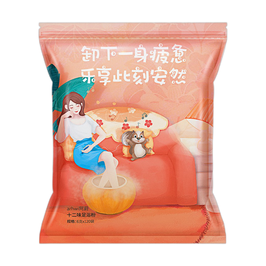 阿蔚 研磨方式足浴粉