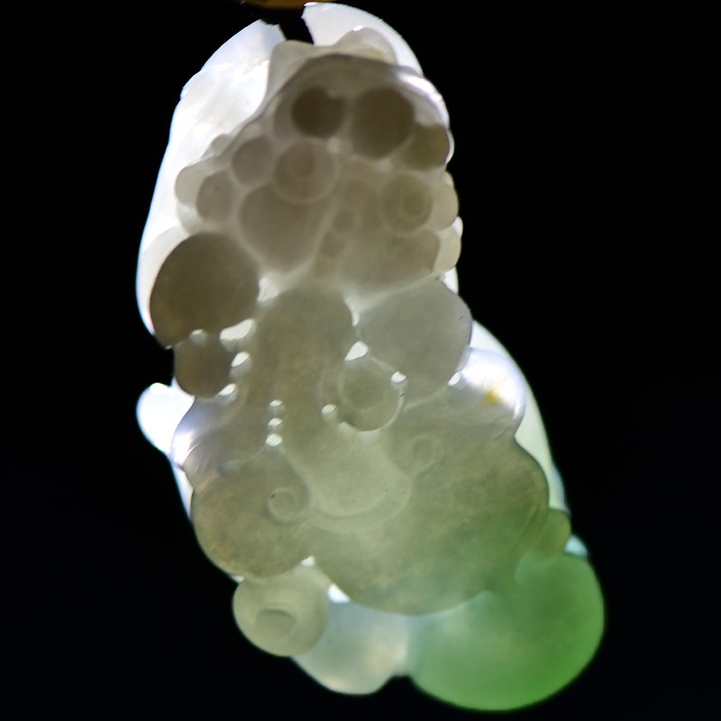 可玉可求 貔貅翡翠吊坠