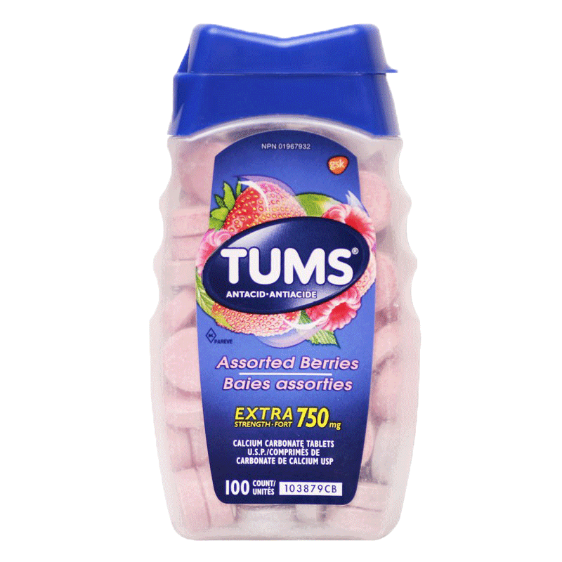 tums 抗胃酸咀嚼钙片