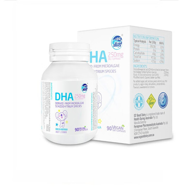 澳乐乳 儿童DHA藻油胶囊