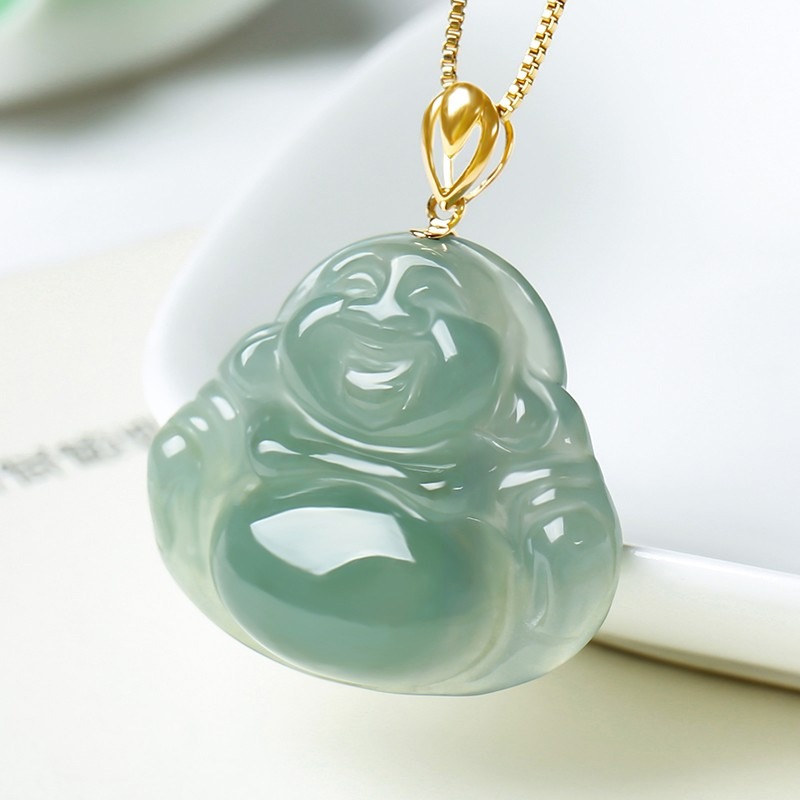 印象眸 18K金 翡翠吊坠