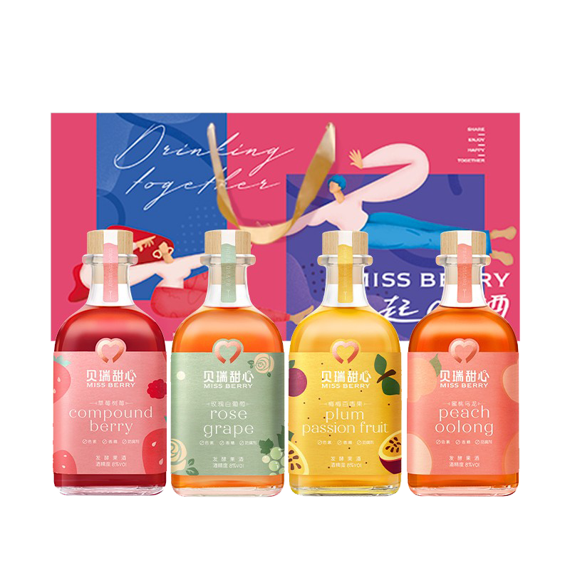 贝瑞甜心 混合装果酒礼盒