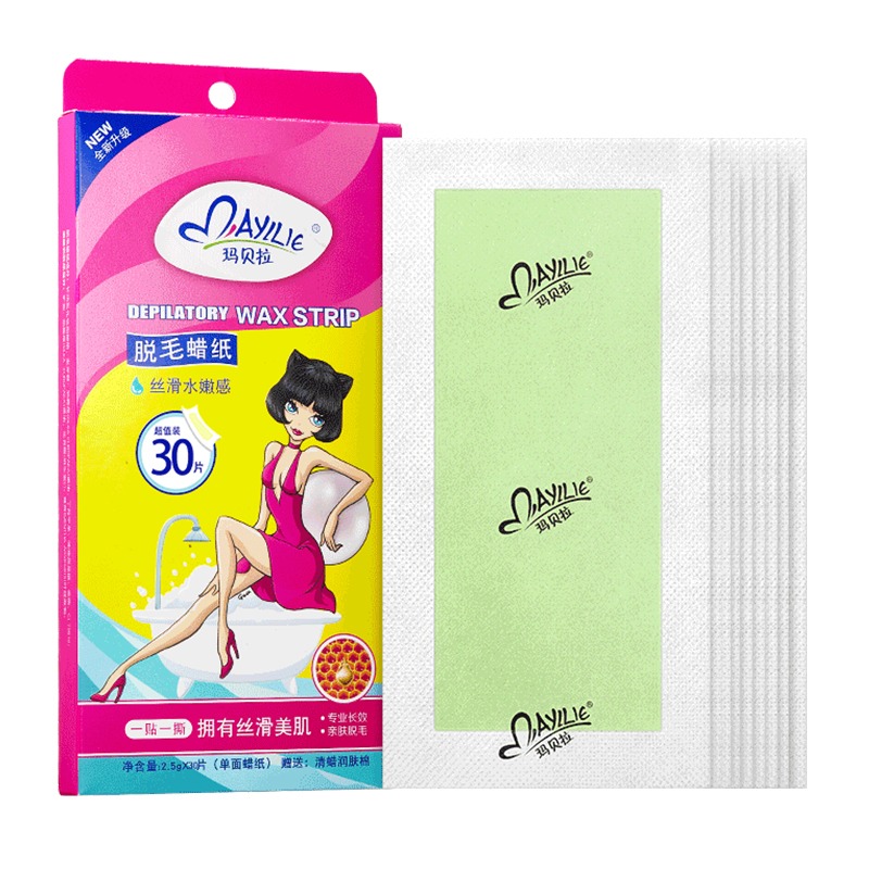 玛贝拉蜡纸脱毛膏