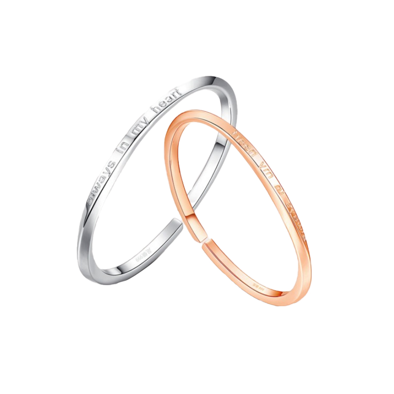 银千惠简约银手链