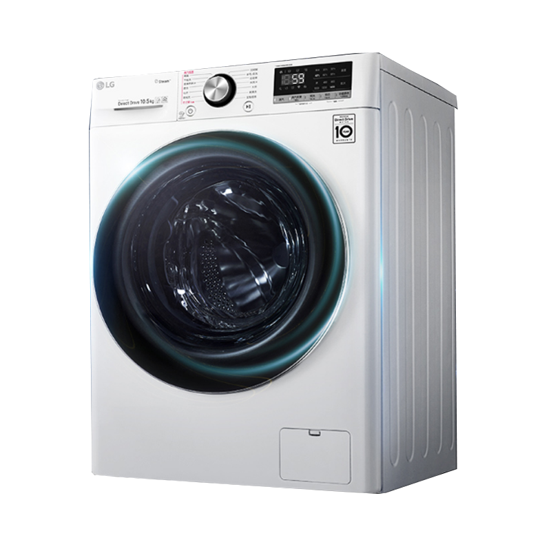 LG 一键筒自洁滚筒洗衣机