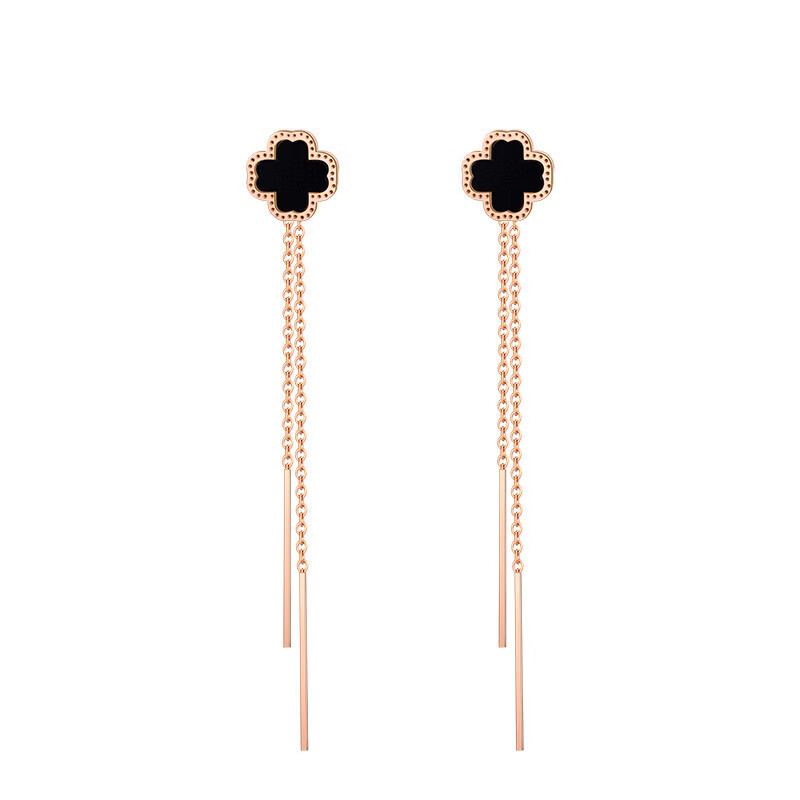 柯芙尼 四叶草流苏耳环