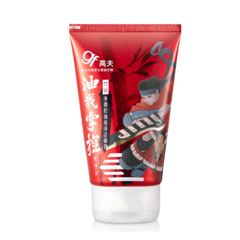 高夫竹炭泡沫男士洗面奶