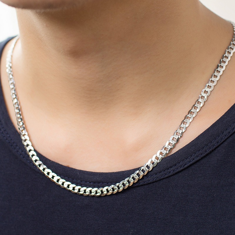 银千惠简约嘻哈纯银项链