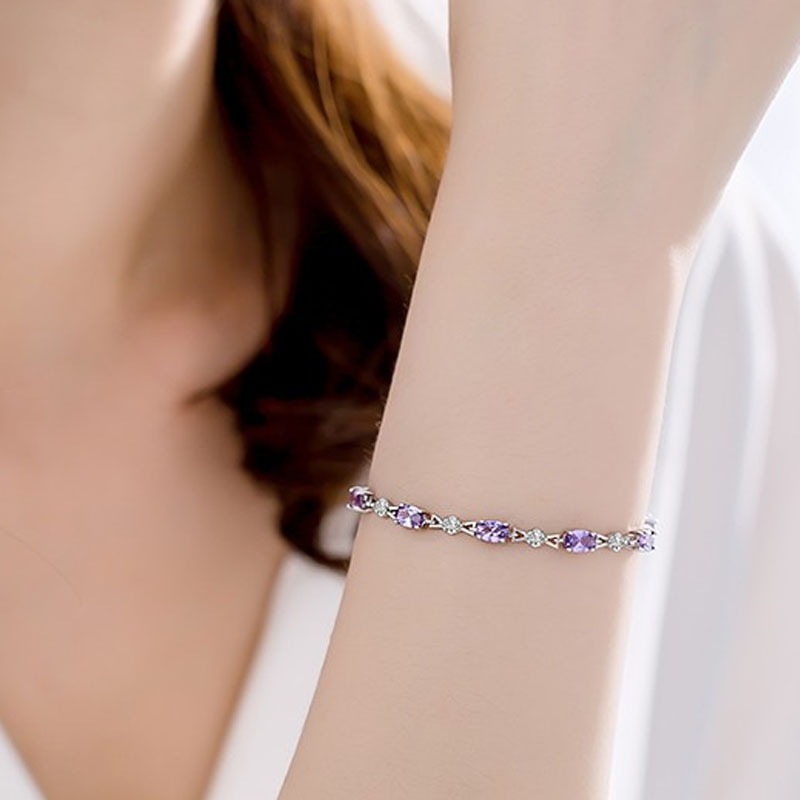 Qlady紫水晶手链