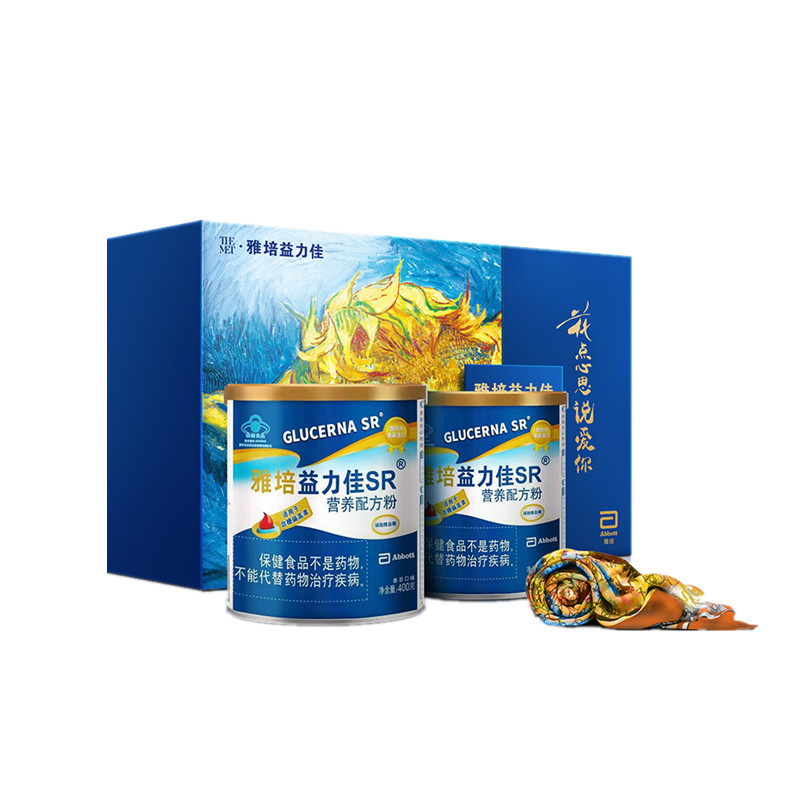 雅培丝巾礼盒营养配方粉