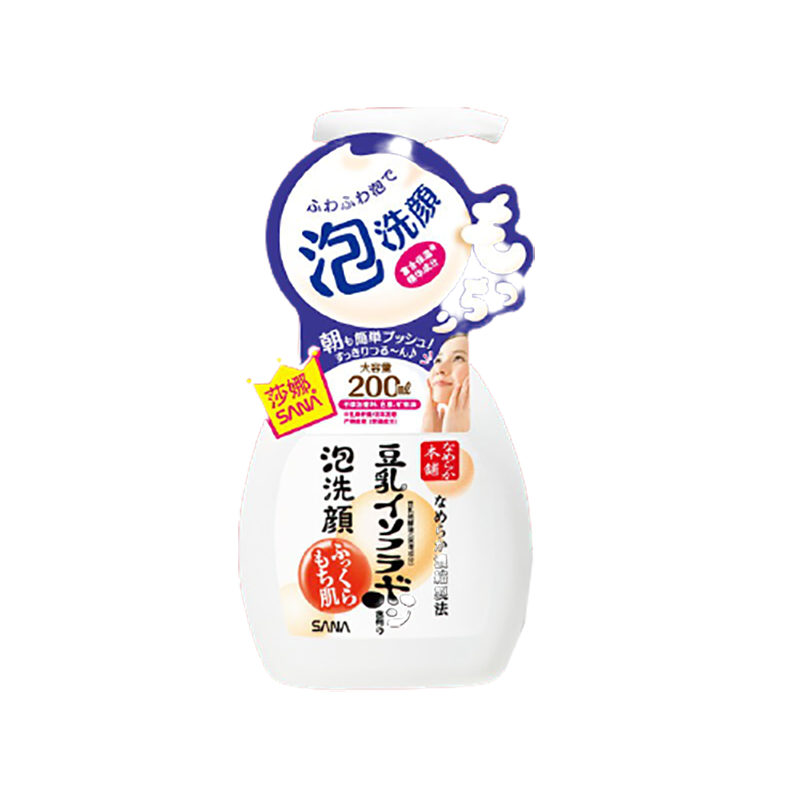 莎娜豆乳美肤洁面乳