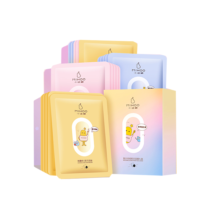 小迷糊 鲜颜多效小彩膜面膜