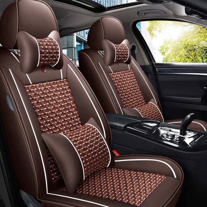 豪帝莱 皮革冰丝 座套