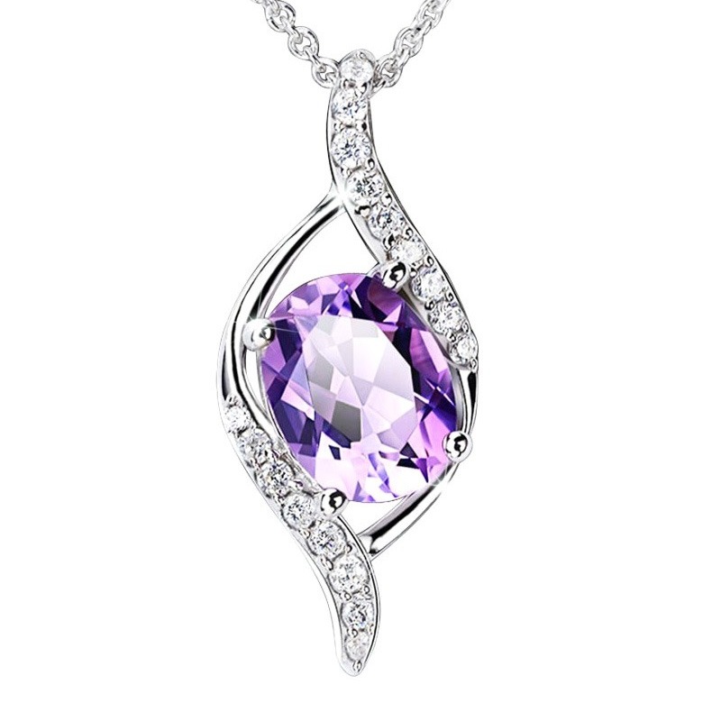 JOLEE 紫水晶纯银 项链