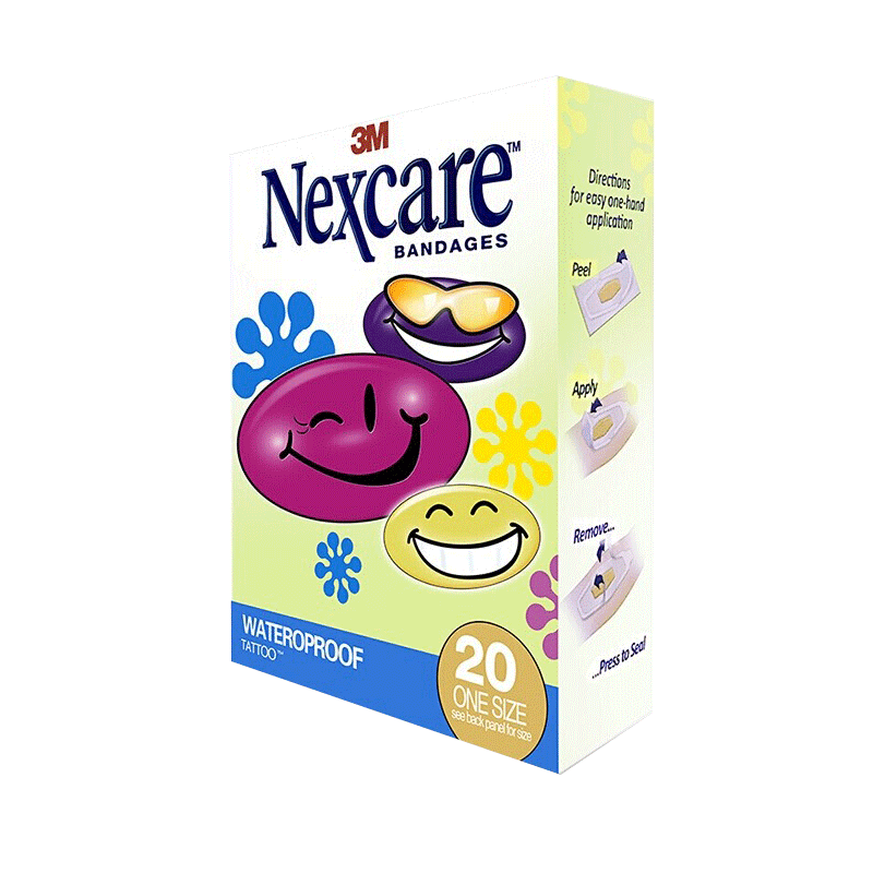 3M 卡通图案笑脸创可贴