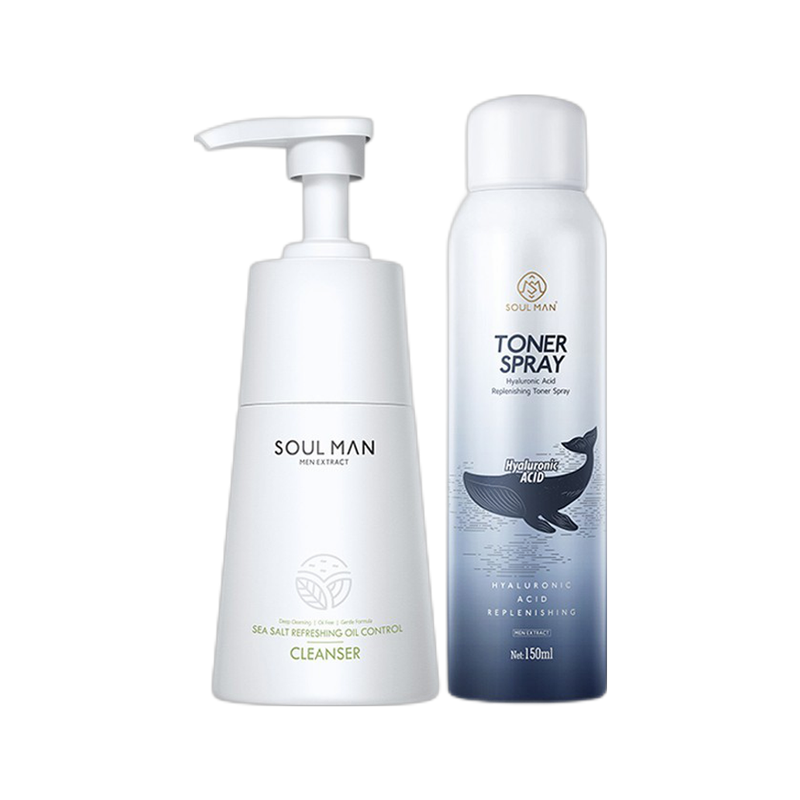 极男 四重清洁除螨男士洁面乳