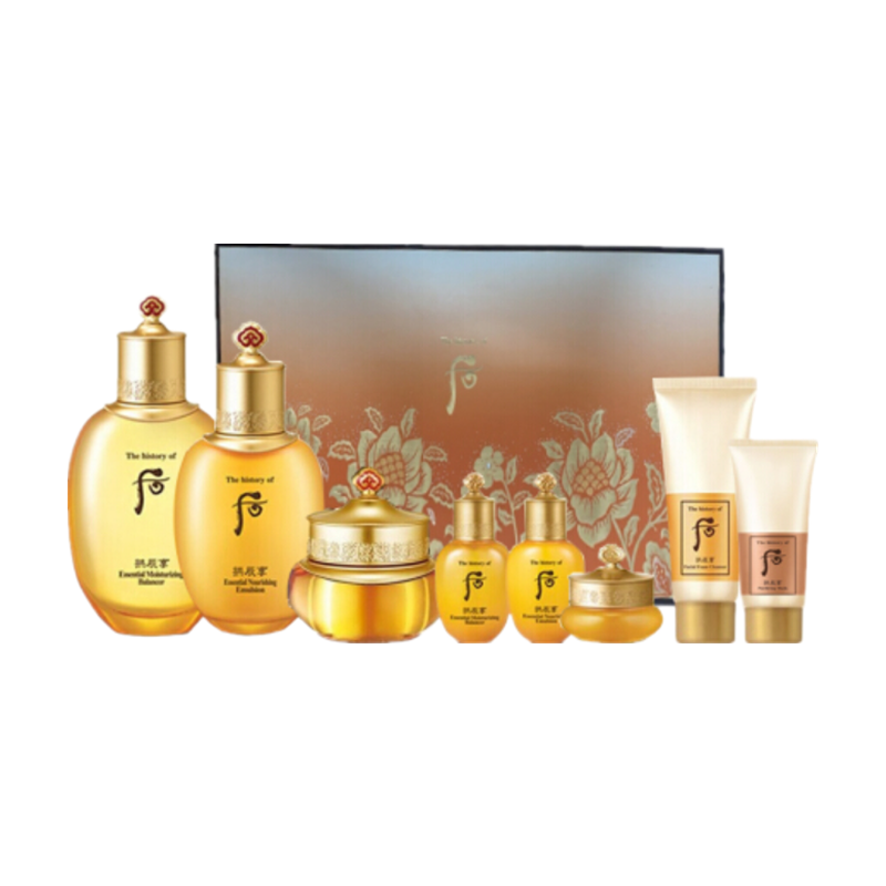 后 清淡香味护肤套装