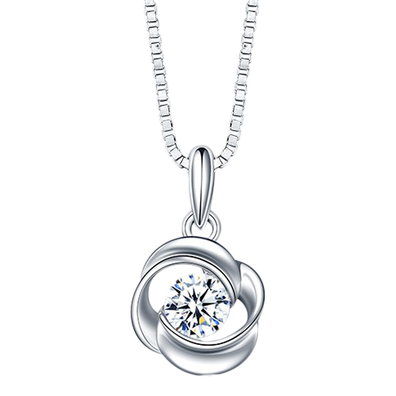 卡蒂罗 925银四叶草项链