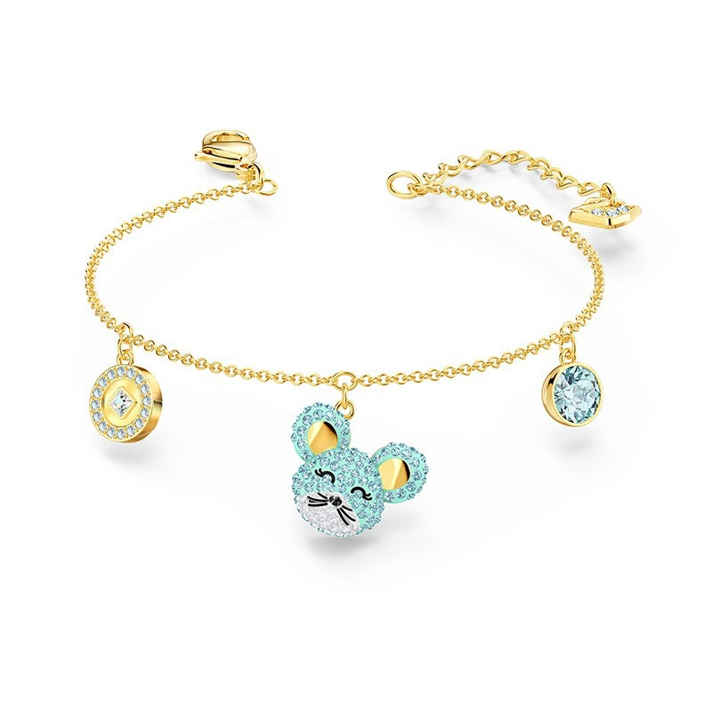 施华洛世奇萌趣老鼠吊牌手链