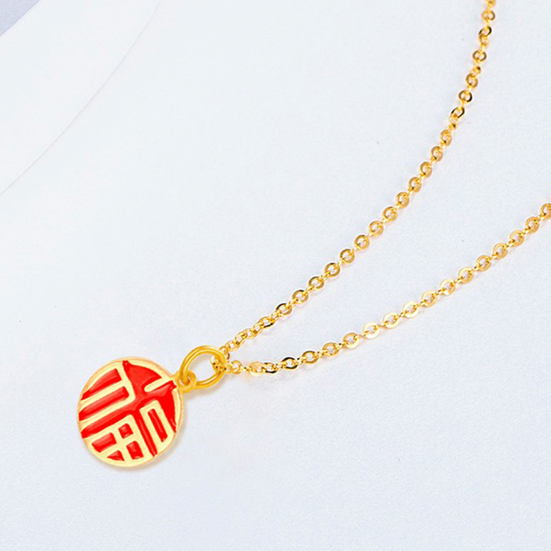 喜鹿 典雅中国风项链