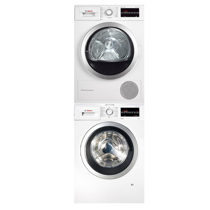 博世大容量滚筒洗烘套装
