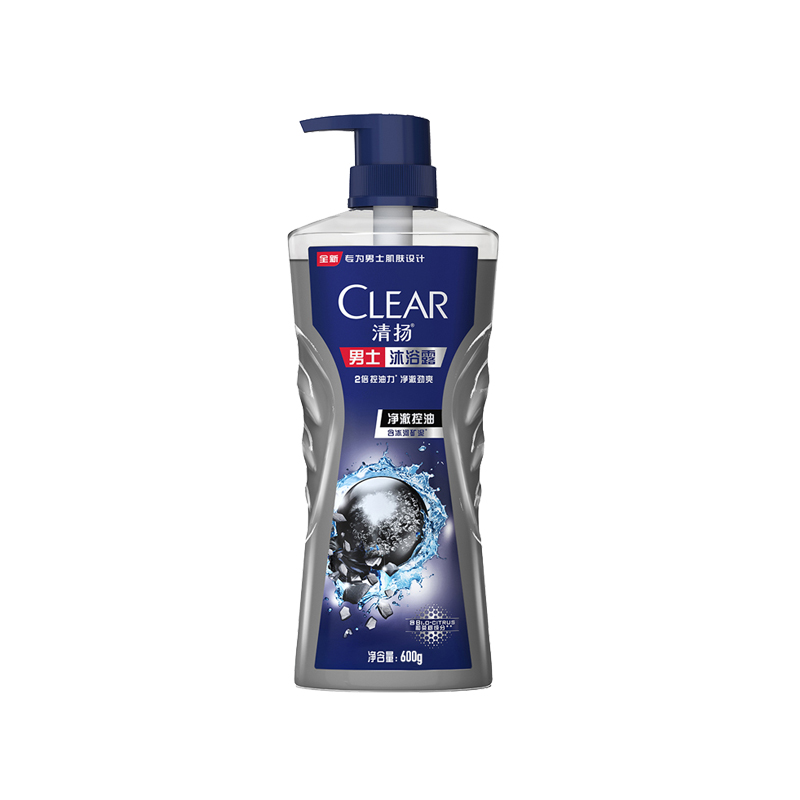清扬 男士平衡控油沐浴露
