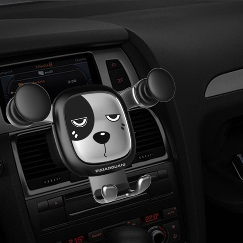 皮小乖 万向转动球车载手机支架