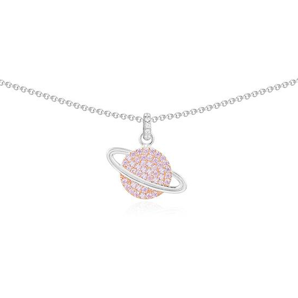 APM 粉色星球项链