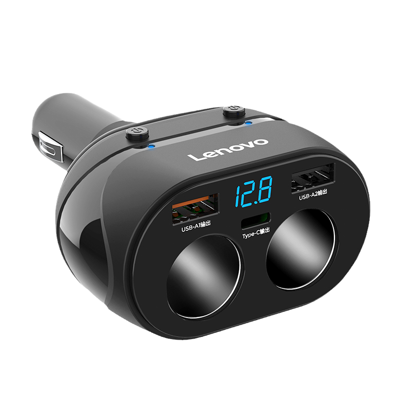 联想 双USB双扩展口充电器