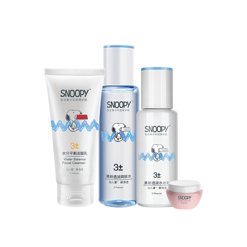 SNOOPY 控油补水套装