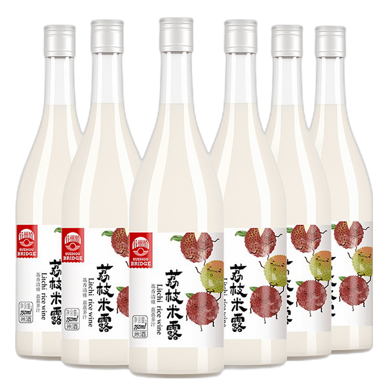 苏州桥 荔枝米露养生酒