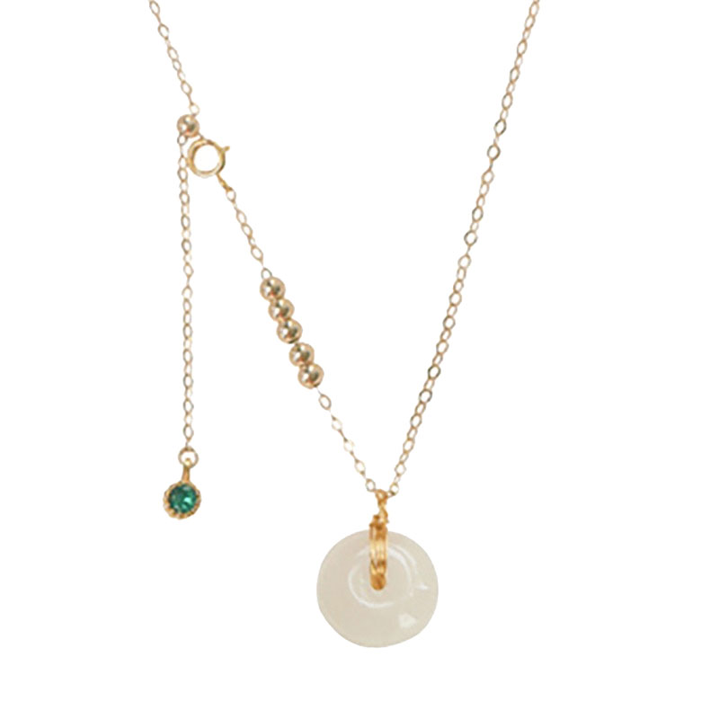 晓色 平安扣项链