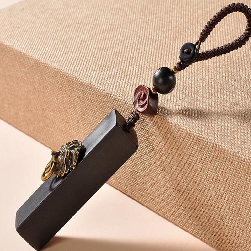 宝佩 紫光檀 钥匙扣