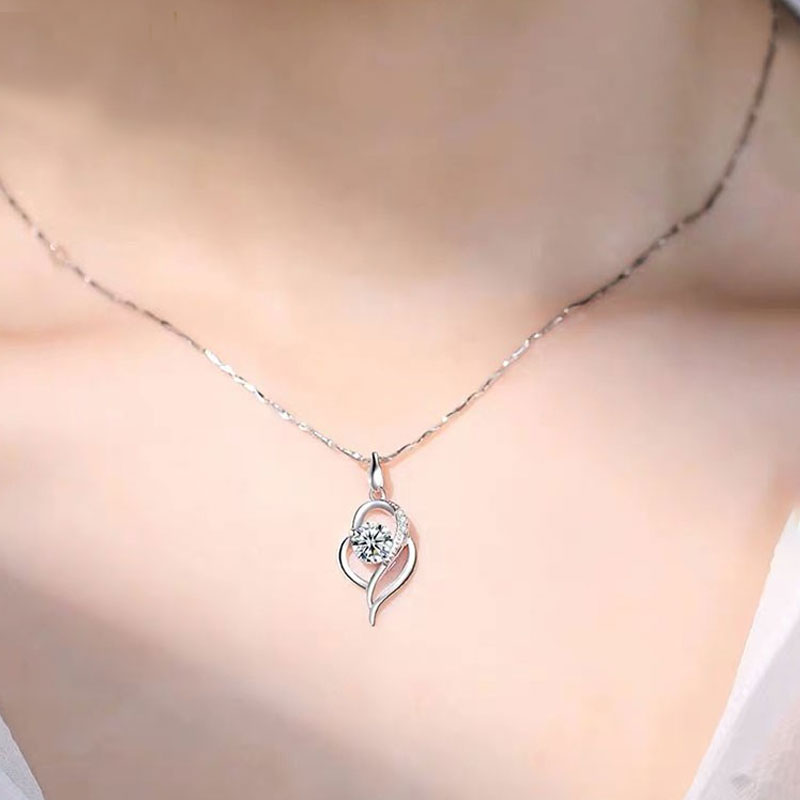 莞晗 浪漫心形 项链