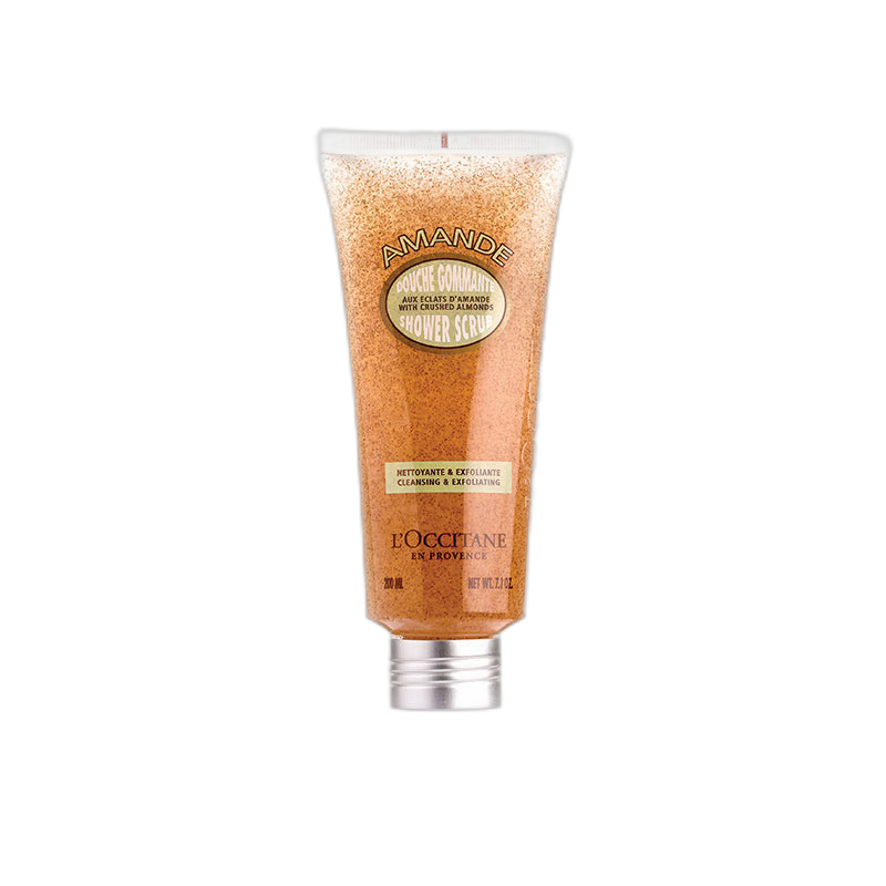 欧舒丹 甜扁桃紧致磨砂沐浴露