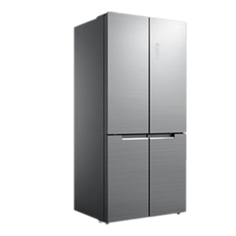 美的家用十字对开门变频冰箱