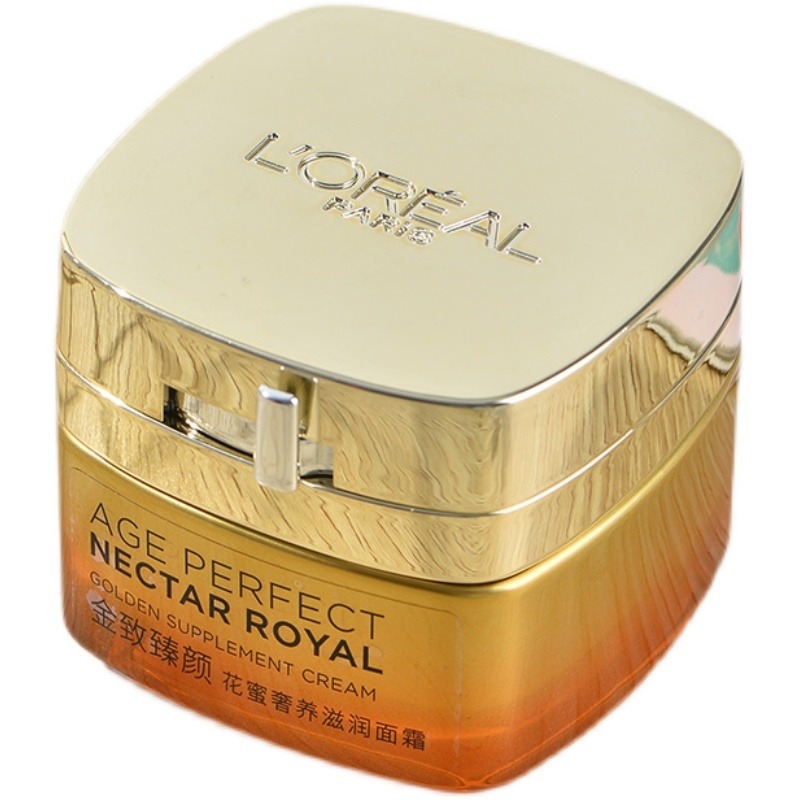 欧莱雅金致臻颜花蜜奢养轻盈面霜