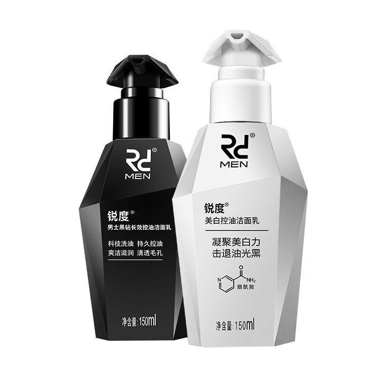 锐度 男士抗油除螨洗面奶