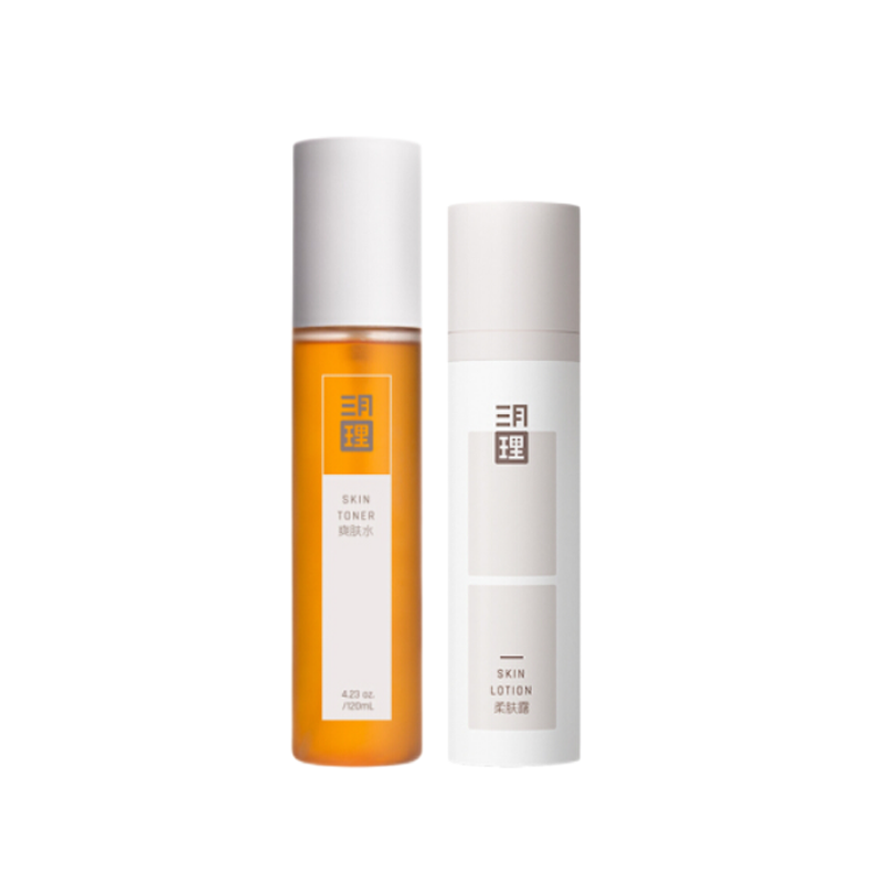 三月理 油痘肌水乳护肤套装