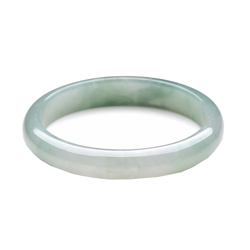 可玉可求 细圈圆条 翡翠手镯