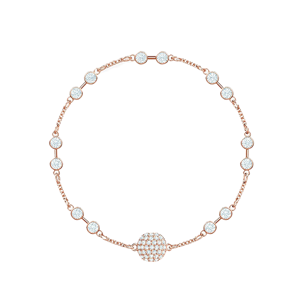 施华洛世奇 玫瑰镀金手链
