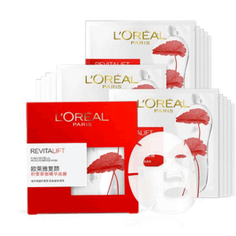 欧莱雅复颜积雪草微精华面膜